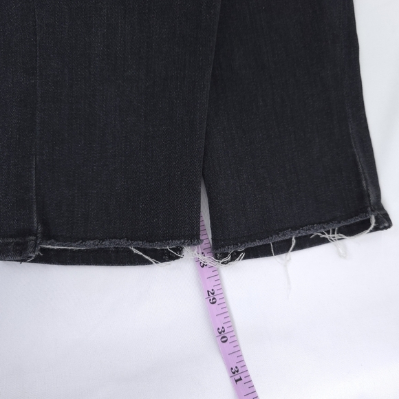 J Brand Affray Asymetric Hem Busted Knee Jeans 26 - Picture 11 of 11